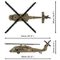 Armed Forces - Sikorsky UH-60 Black Hawk Construction Set (928 Pieces)