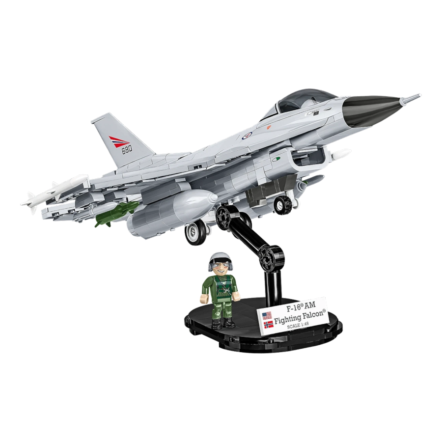 Armed Forces - F-16AM Fighting Falcon Brick Kit (495 Pieces)