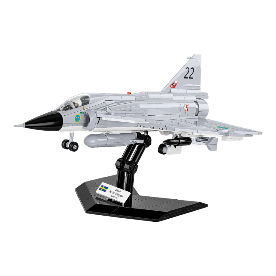 Armed Forces - SAAB AJ37 Viggen Brick Kit (881 Pieces)