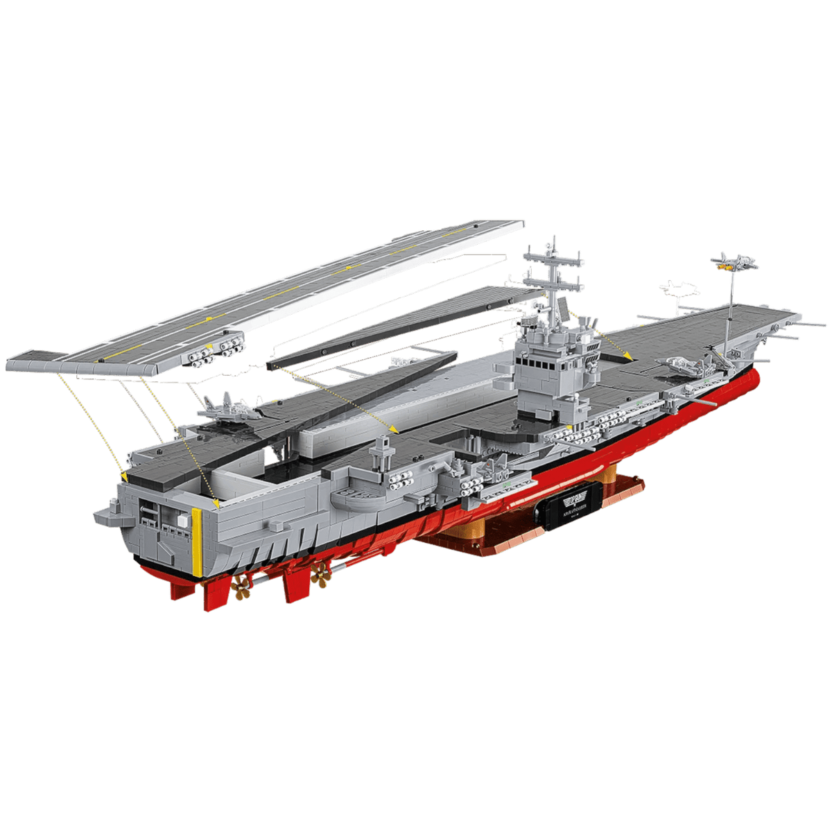 Top Gun - 1:300 Aircraft Carrier (6130 Piece Kit)