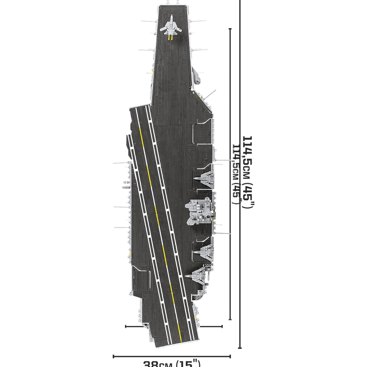 Top Gun - 1:300 Aircraft Carrier (6130 Piece Kit)
