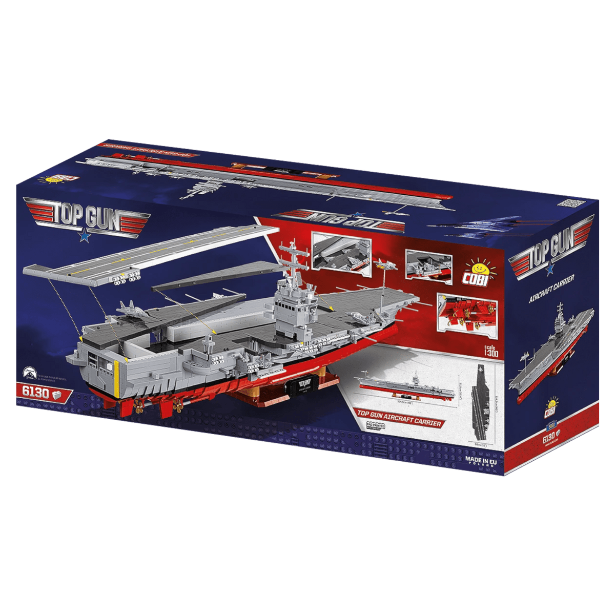 Top Gun - 1:300 Aircraft Carrier (6130 Piece Kit)