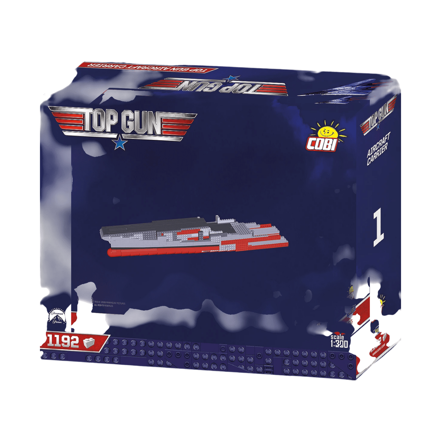 Top Gun - 1:300 Aircraft Carrier (6130 Piece Kit)