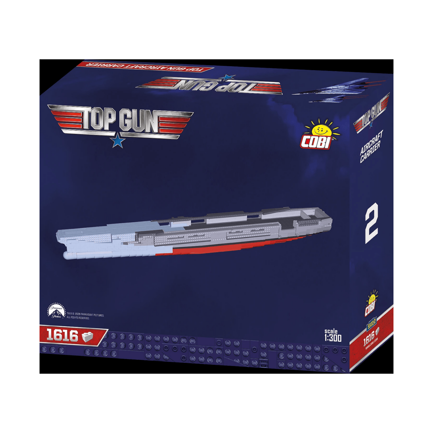 Top Gun - 1:300 Aircraft Carrier (6130 Piece Kit)