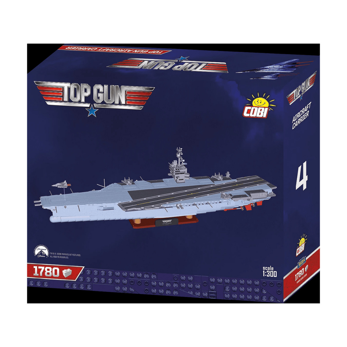 Top Gun - 1:300 Aircraft Carrier (6130 Piece Kit)