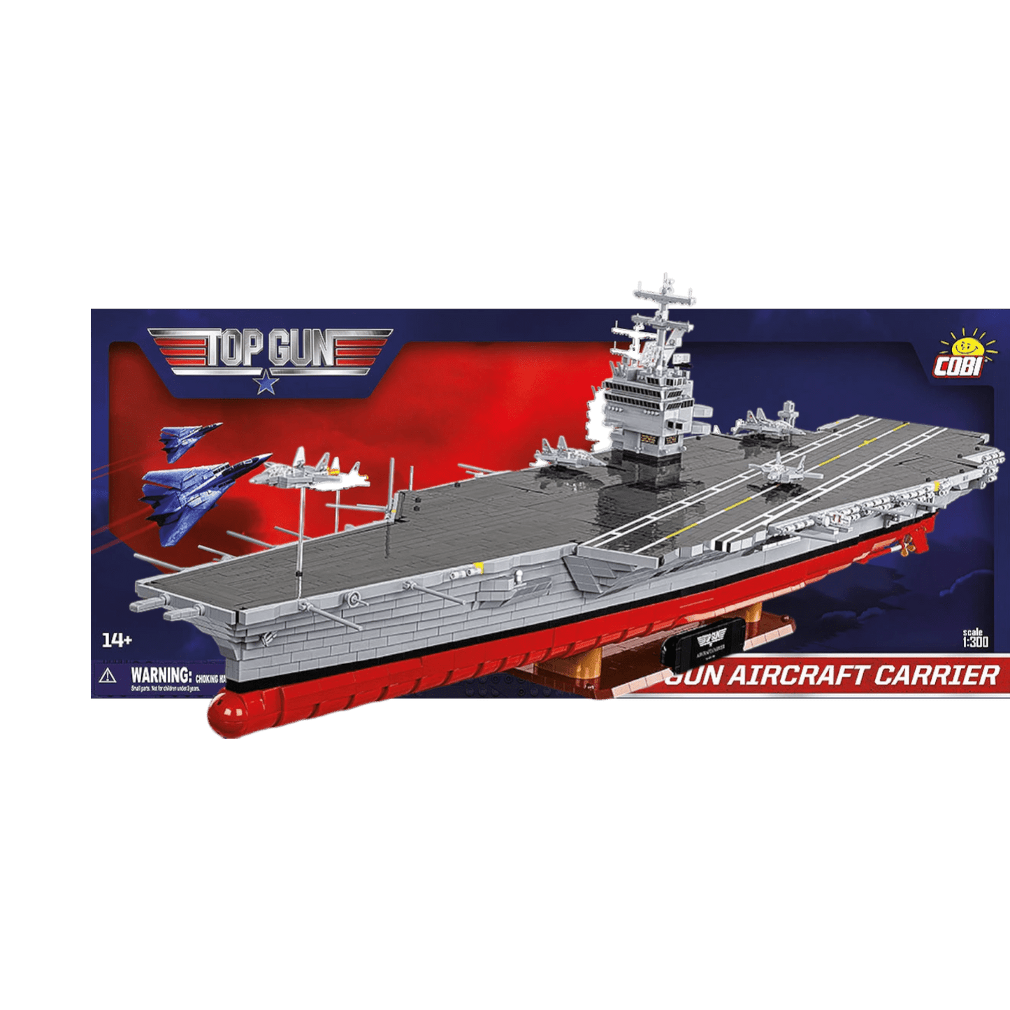 Top Gun - 1:300 Aircraft Carrier (6130 Piece Kit)