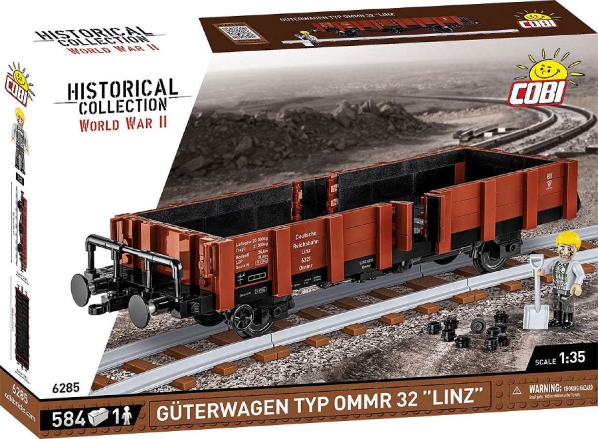 Trains - Güterwagen Type Ommr 32 "LINZ" (584 Piece Kit)