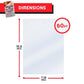 EVORETRO Silver Size Comic Boards (100ct)