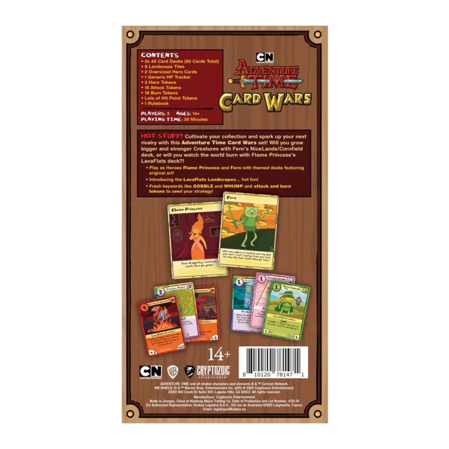 Adventure Time - Card Wars Flame Princess vs. Fern Collector's Pack