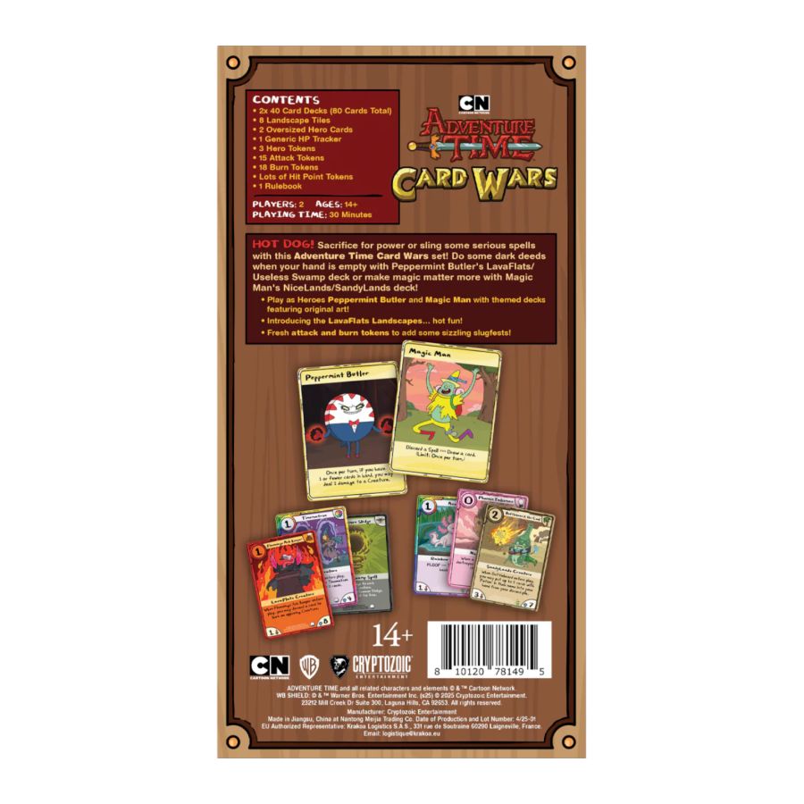 Adventure Time - Card Wars Peppermint Butler vs. Magic Man Collector's Pack