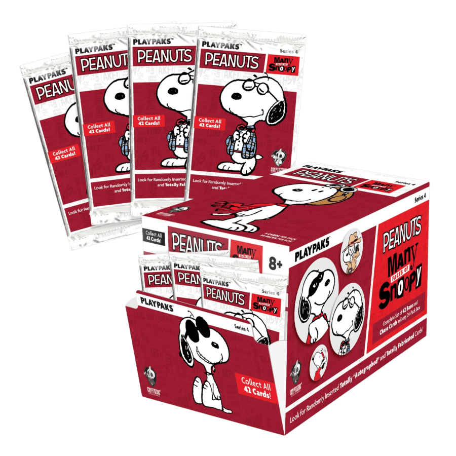 Peanuts - Many faces of Snoopy Series 4 Playpaks (Display of 24)