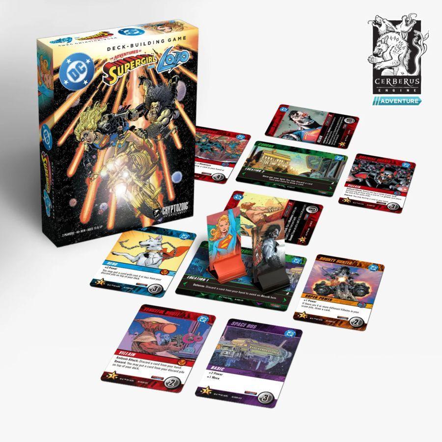 DC Comics - The Adventures of Supergirl and Lobo Deck-Building Game