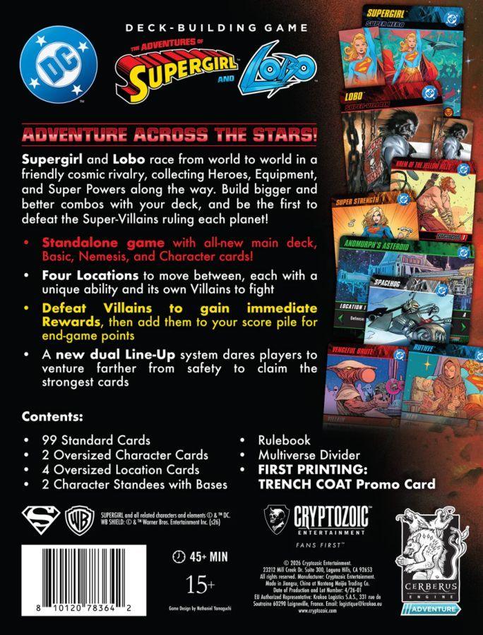 DC Comics - The Adventures of Supergirl and Lobo Deck-Building Game