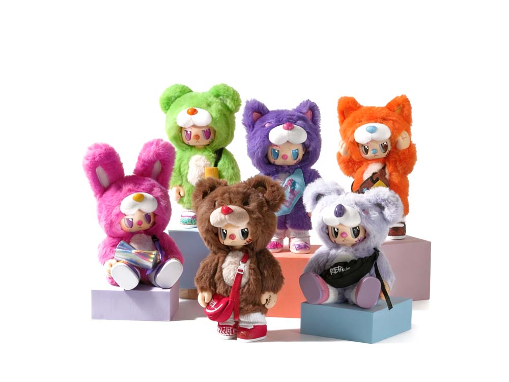 Rebel Bear Mystery Plush Collectible - Movable Bag Series