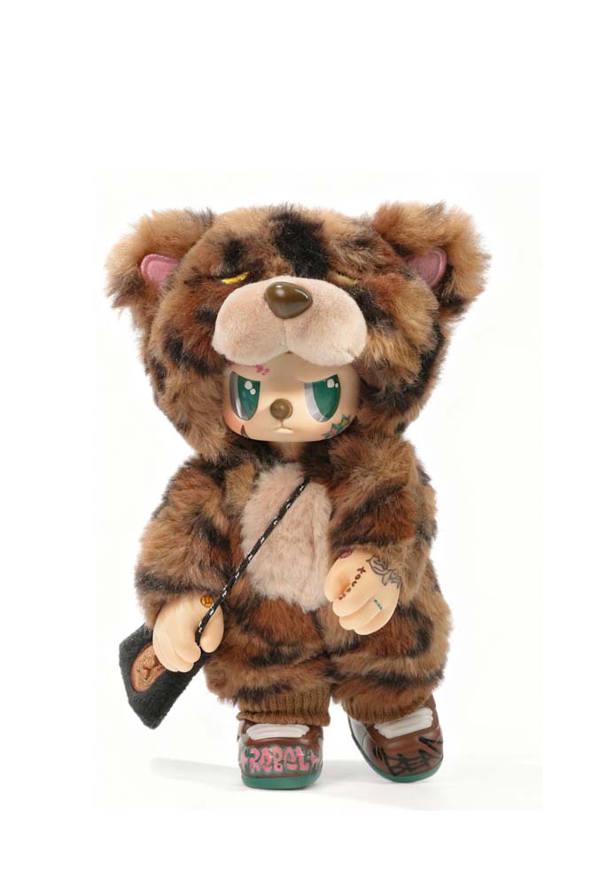 Rebel Bear Mystery Plush Collectible - Movable Bag Series