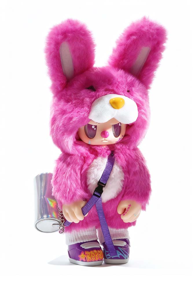 Rebel Bear Mystery Plush Collectible - Movable Bag Series