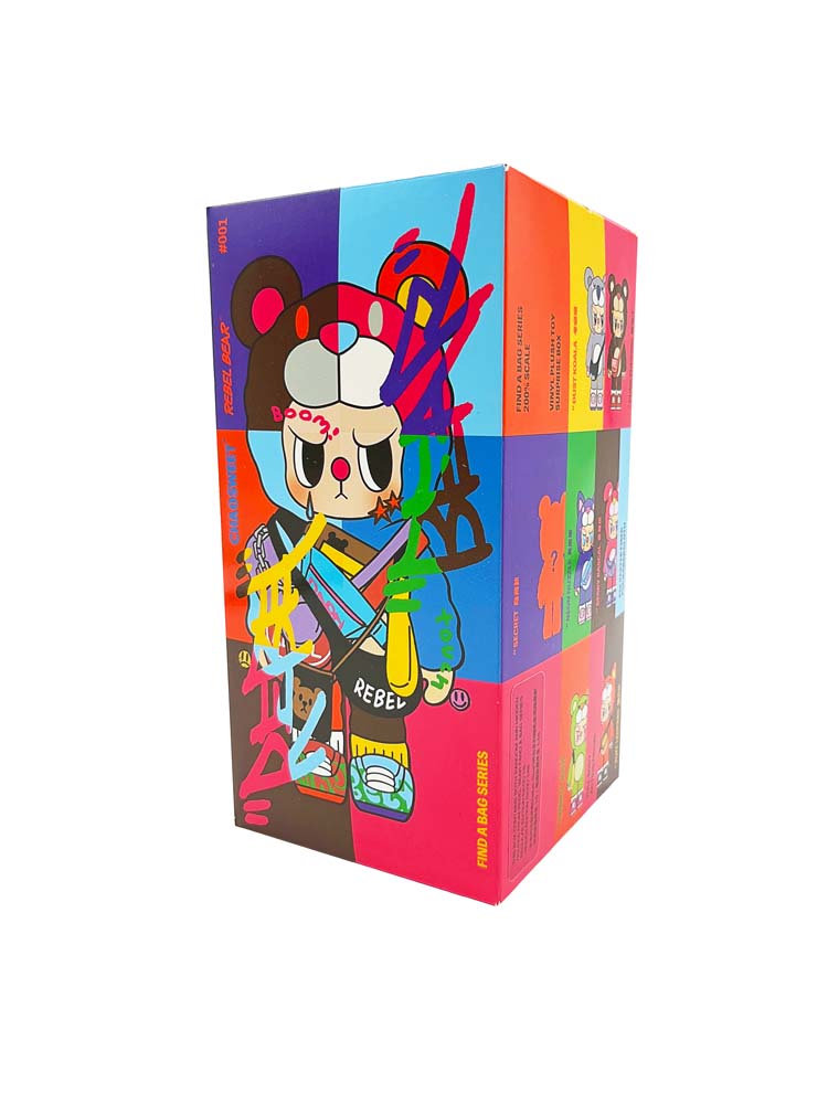Rebel Bear Mystery Plush Collectible - Movable Bag Series