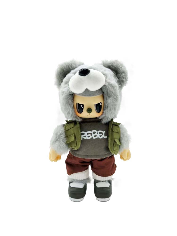 Rebel Bear Mystery Plush Collectible - Moveable Street Series