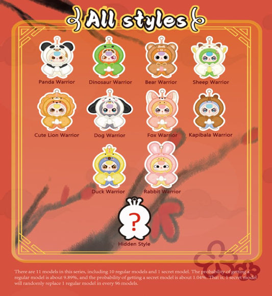 Baby Three - I'm Not a Warrior Plush Blind Box Assortment (Display of 6)