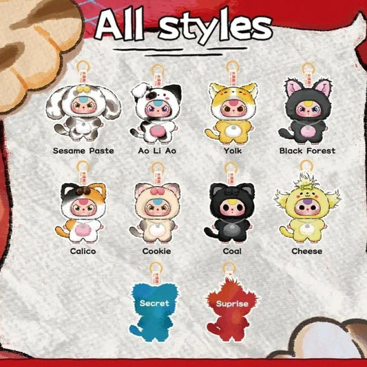 Baby Three - Cat & Dog Plush Blind Box Assortment (Display of 8)