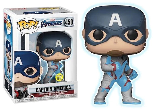 Avengers - Captain America (Quantum Realm Suit) Glow in the Dark Pop! Vinyl #450