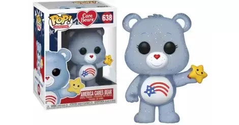 Care Bears - America Cares Bear (Glitter) Pop! Vinyl #638