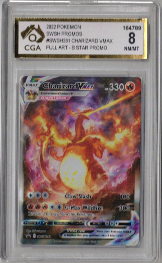 2022 Pokemon Sword & Shield Promo SWSH261 Charizard VMax - CGA 8