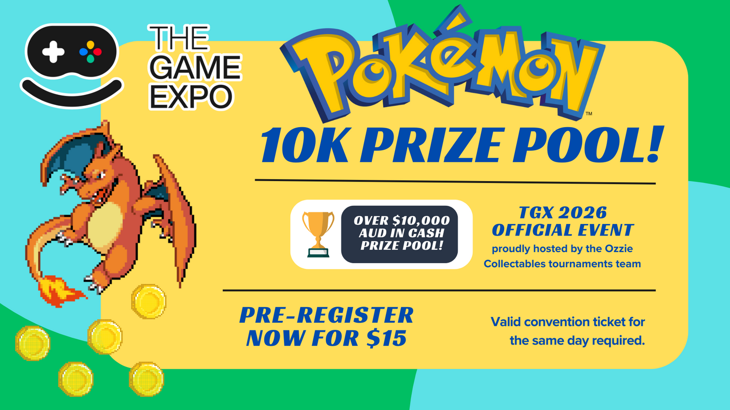 TGX 2026 $10k Pokémon Event Saturday 14th March 11am
