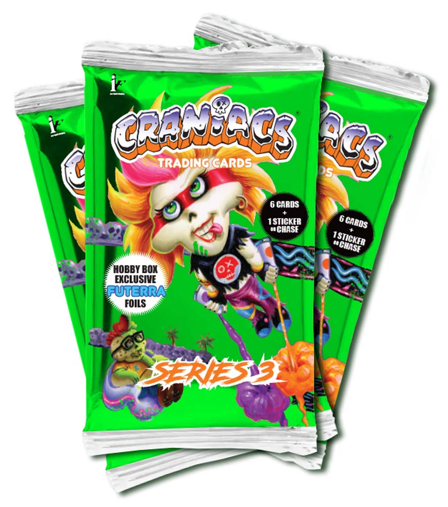 Craniacs Trading Cards Blaster Box Series 3