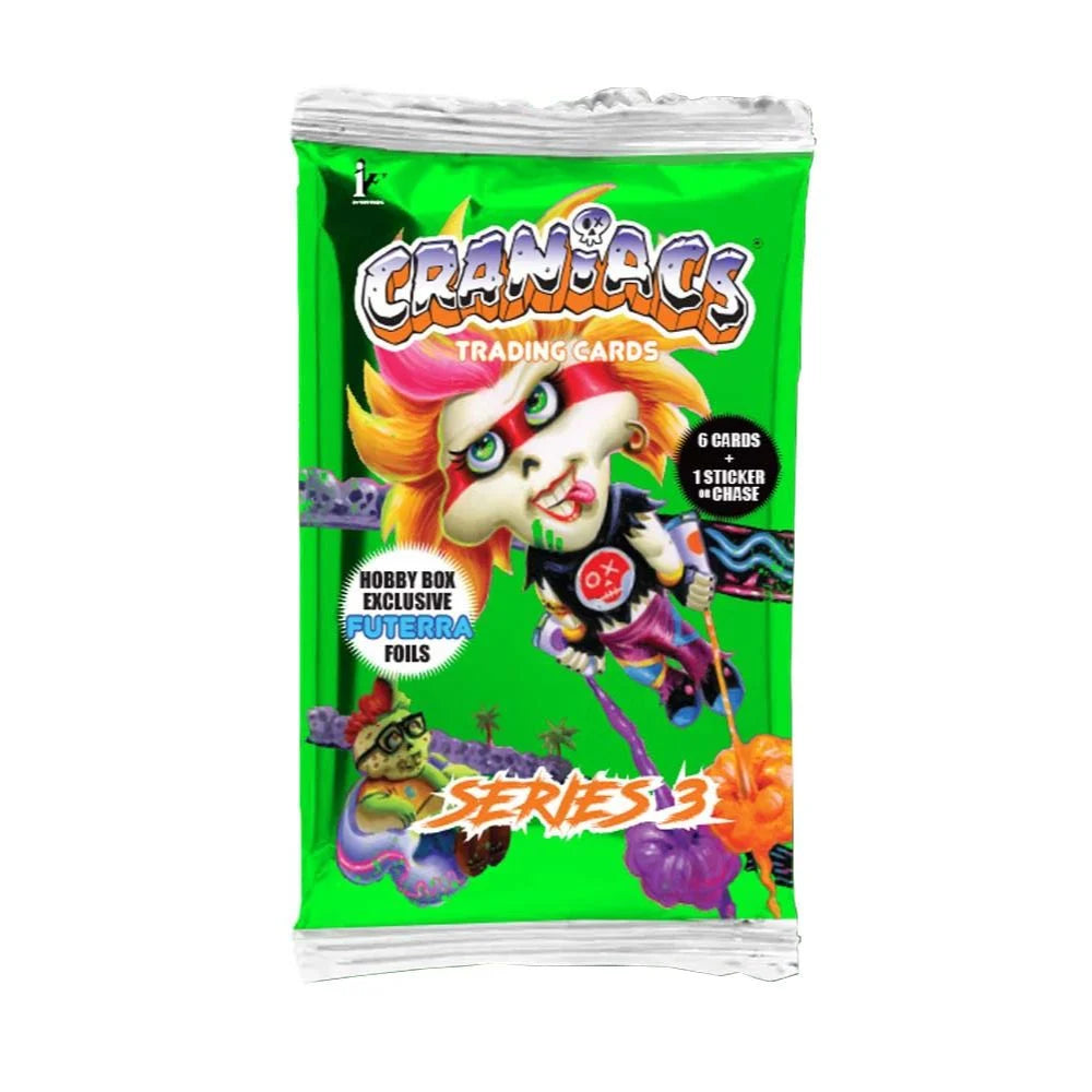 Craniacs Trading Cards Series 3 Booster Pack
