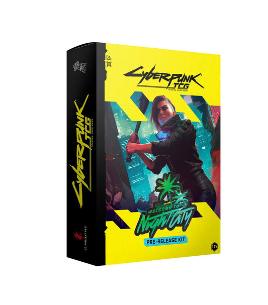 Cyberpunk TCG: Pre-Release Kit – Welcome to Night City