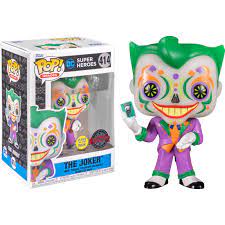 DC Comics - Joker Dia De Los DC Glow US Exclusive Pop! Vinyl #414