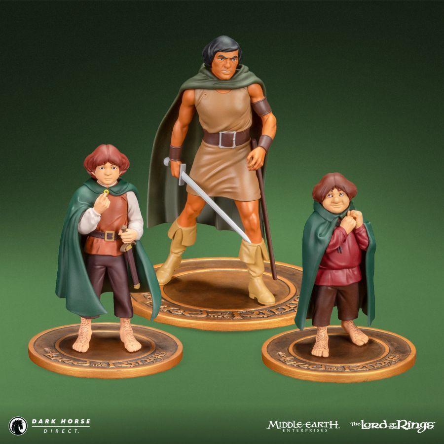 The Lord of the Rings: Animated Film - Frodo, Aragorn and Samwise PVC Figure Set