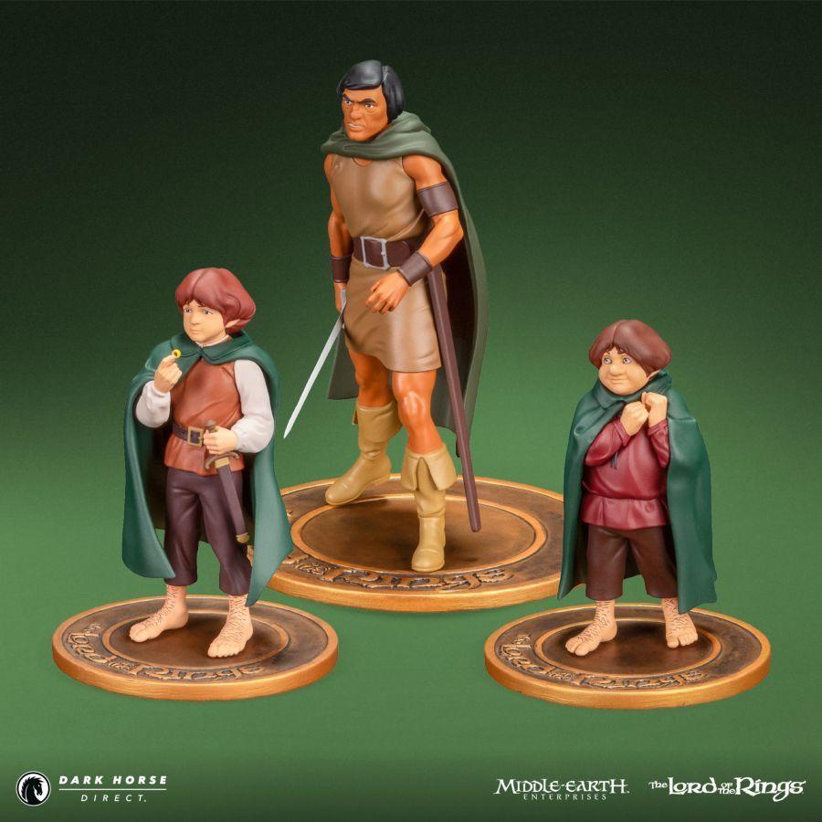 The Lord of the Rings: Animated Film - Frodo, Aragorn and Samwise PVC Figure Set