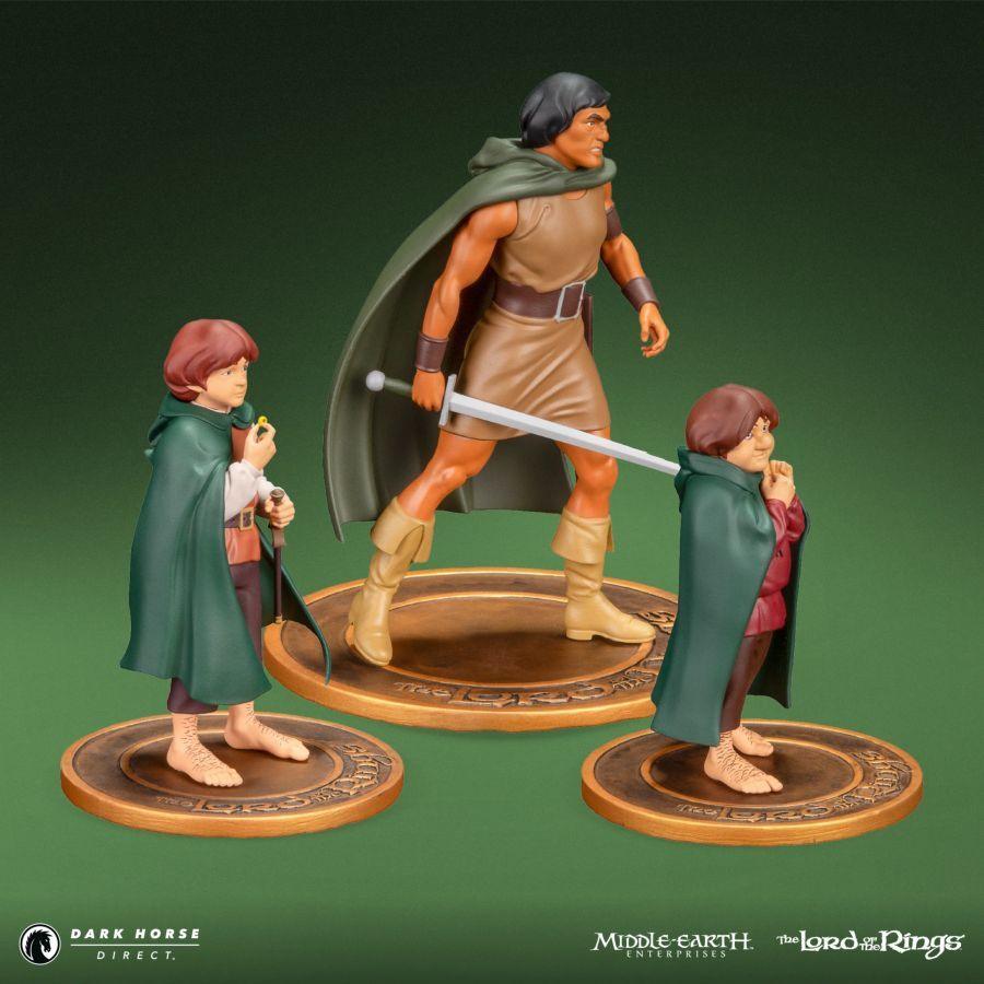 The Lord of the Rings: Animated Film - Frodo, Aragorn and Samwise PVC Figure Set