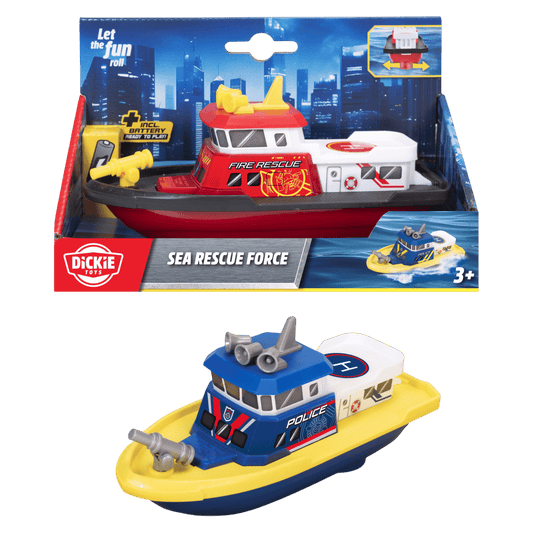 Dickie Toys - Sea Rescue Force (2 Assorted Colours)