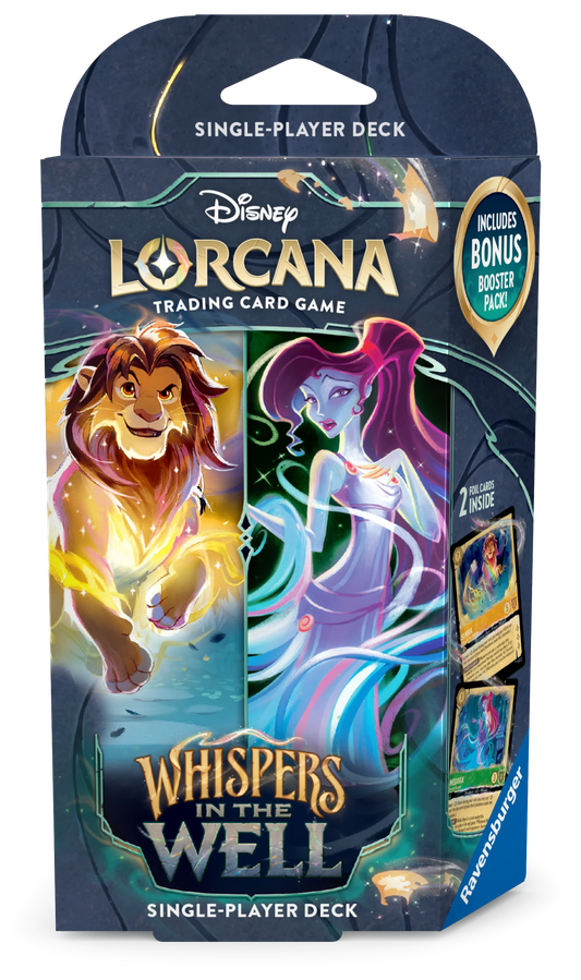 Disney Lorcana TCG - S10 Whispers in the Well Starter Deck: Simba and Megara