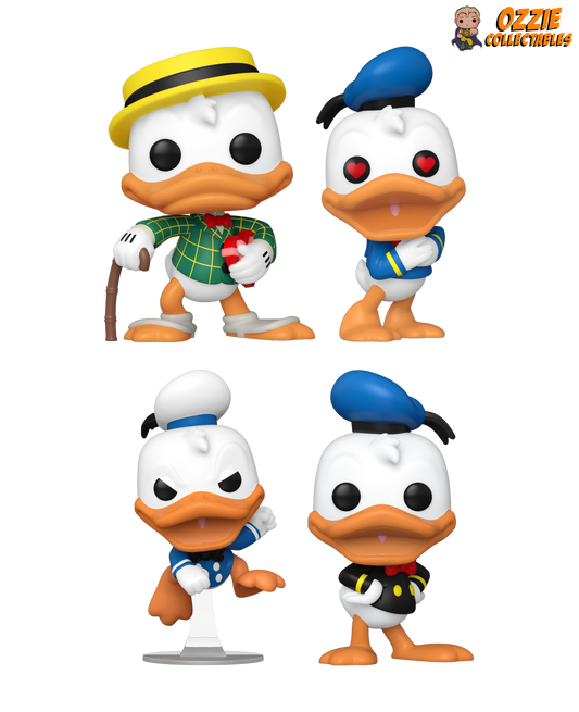 Donald Duck: 90th Anniversary Bundle - 4 POP! Vinyls