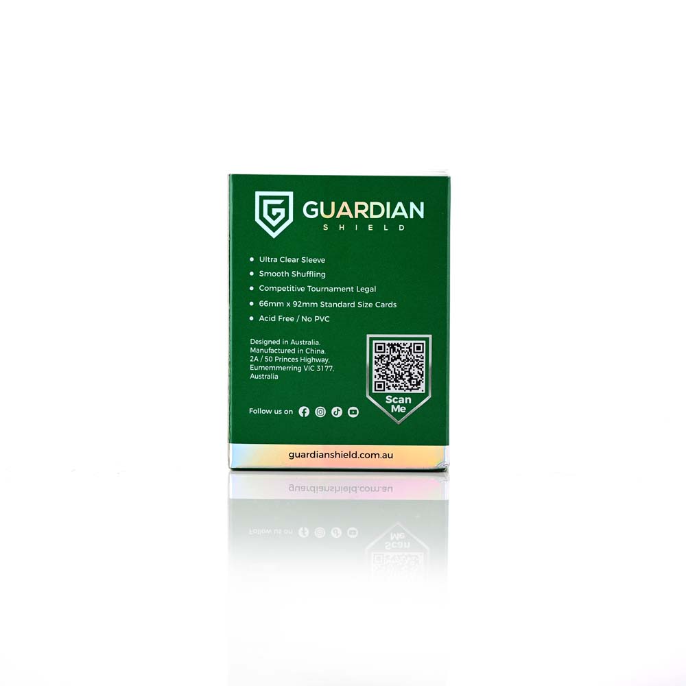 GUARDIAN SHIELD  Deck Sleeves - Green 100pk