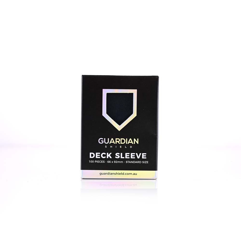 GUARDIAN SHIELD  Deck Sleeves - Black 100pk