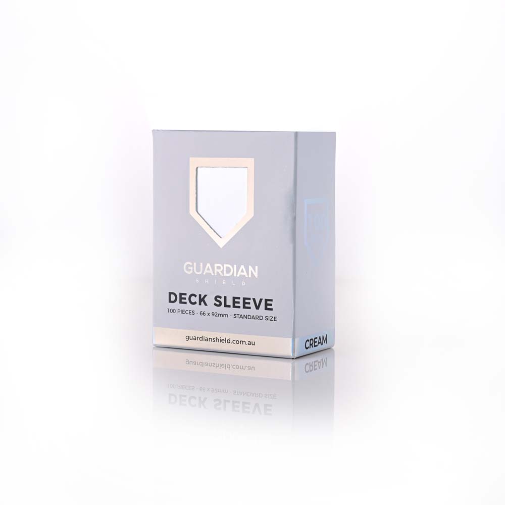 GUARDIAN SHIELD  Deck Sleeves - Cream 100pk