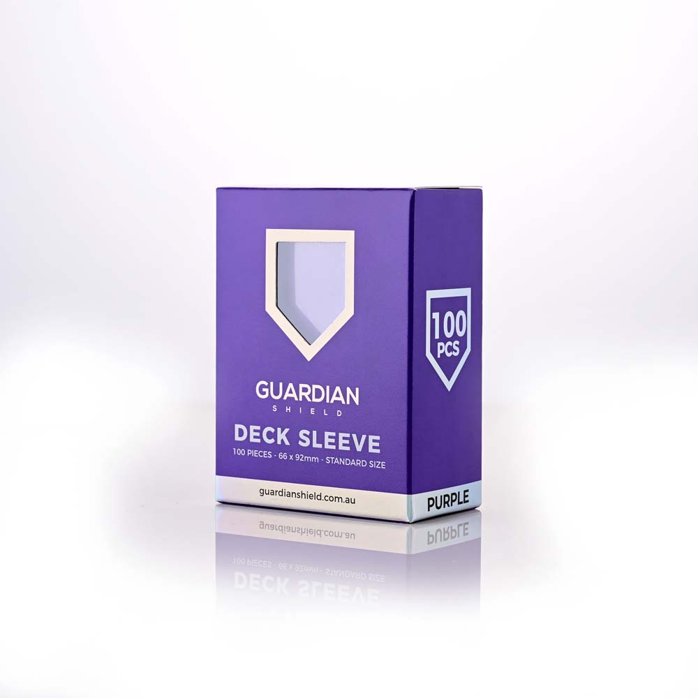 GUARDIAN SHIELD  Deck Sleeves - Purple 100pk