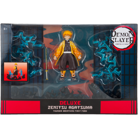 Demon Slayer - Zenitsu Thunder Breathing First Form Deluxe 5" Scale Action Figure