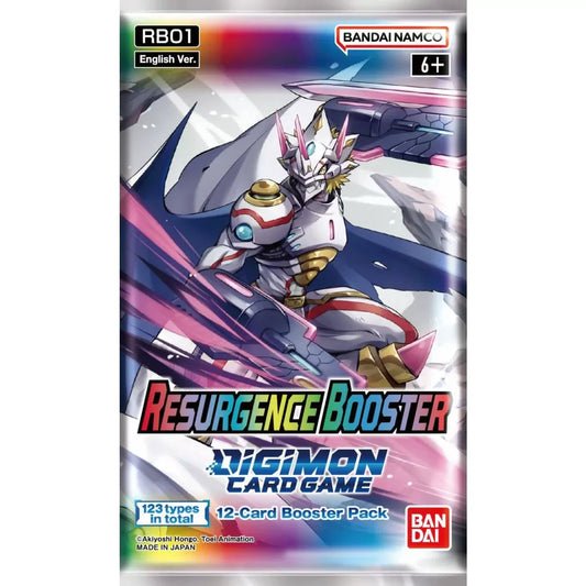 Digimon Card Game Resurgence Booster Pack (RB01)
