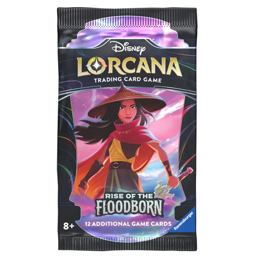 Disney Lorcana TCG - S2 Rise Of The Floodborn Additional Game Cards Booster Pack