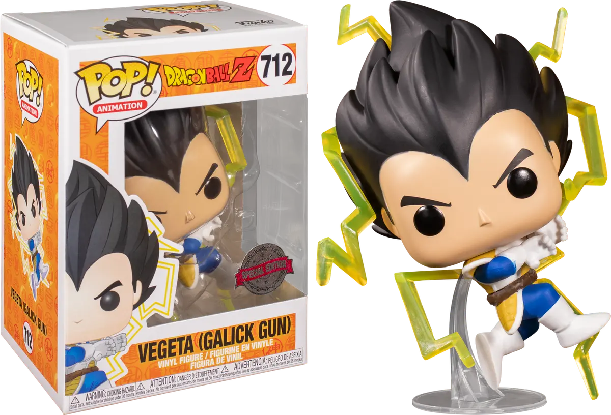 Dragon Ball Z - Vegeta Galick Gun US Exclusive Pop! Vinyl #712