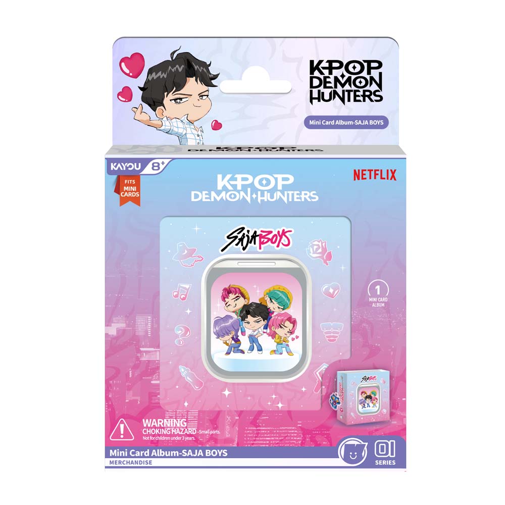 K-Pop Demon Hunters Mini Card Album - Saja Boys