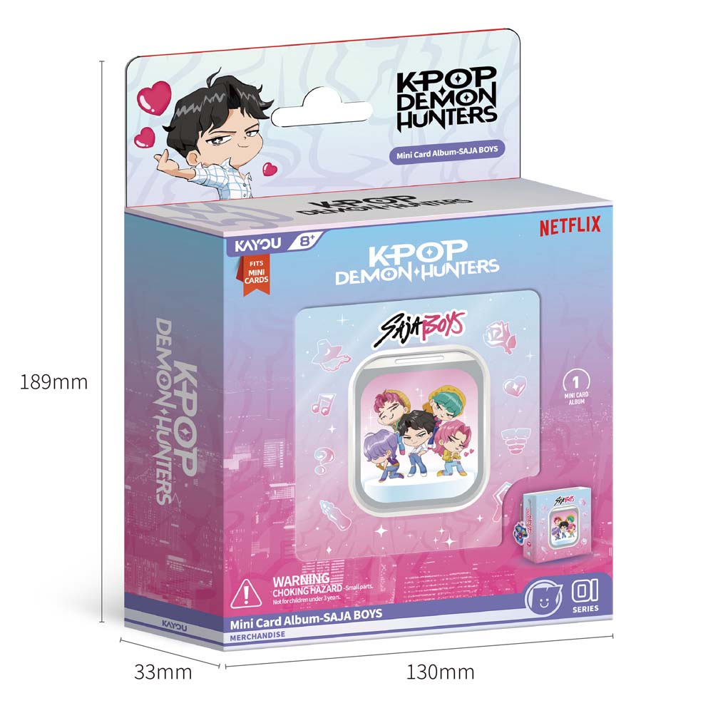K-Pop Demon Hunters Mini Card Album - Saja Boys