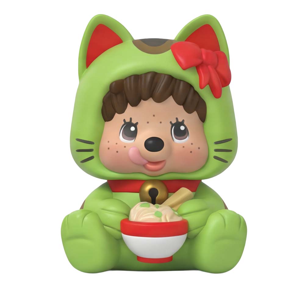 Rokimoto Monchhichi Lucky Cat Mystery Collectible
