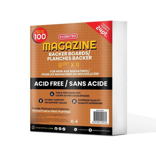 EVORETRO New Age Magazines Size Comic Boards (100ct)